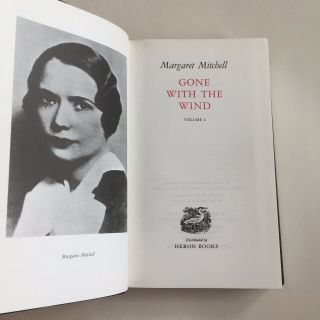 Gone With The Wind by Margaret Mitchell 2 Volumes Heron Books Very Good Book 4