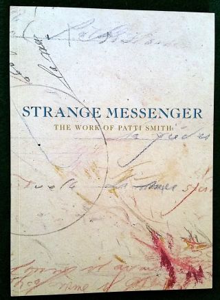 2002 Flat Signed Patti Smith " Strange Messenger " Andy Warhol Museum Poems,  Art
