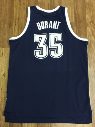 MENS L - Vtg 2012 NBA Oklahoma City Thunder 35 Kevin Durant adidas Glued Jersey 2