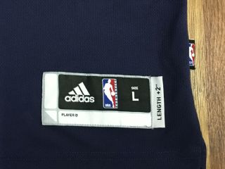 MENS L - Vtg 2012 NBA Oklahoma City Thunder 35 Kevin Durant adidas Glued Jersey 5