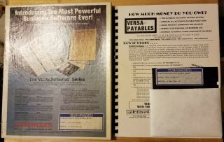 Trs - 80 Model 3,  4 Versa Payables - Business Accounting Software