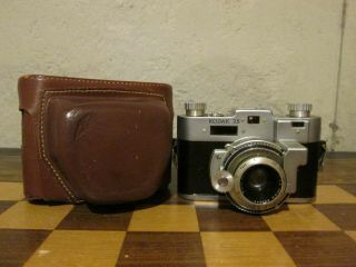 Vintage Kodak 35 Rangefinder Camera W/ Anastigmat Special F:3.  5 50mm Lens Case