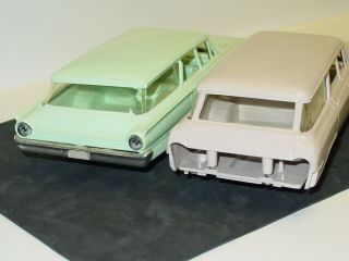 Vintage Dealer Promo Car Pair (2),  Ford Country Sedan Wagons 3
