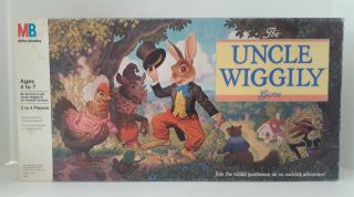 Vintage The Uncle Wiggily Board Game 1988 Milton Bradley 100 Complete Rabbit