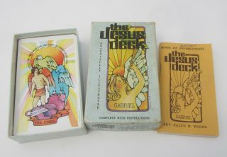 1972 Vintage The Jesus Deck Complete 54 Cards By Rev.  Ralph Moore,  Tarot