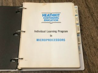 Complete Set Books 1 & 2 Heathkit Continuing Education Microprocessors EE - 3401 4