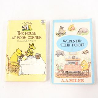 2 X Vintage A.  A.  Milne’s Winnie The Pooh Children Books 454
