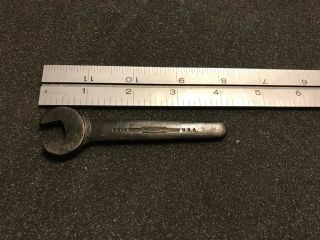 Vintage Williams Tools 7/16” Machinist Open End Wrench 601a
