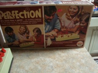 Vintage 1960s/1970s Perfection Board Game Complete/clean Reed Toys Division