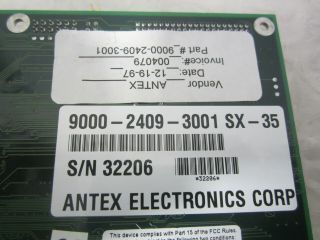 Antex Electronics SX - 35 ISA PC Audio Sound Card Module 2