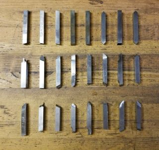 Vintage Machinist Milling Tool Bits • Cobalt Carbide Hss Lathe Cutters Tools Usa