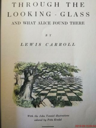Alice’s Adventures In Wonderland And Through The Looking Glass Set 1946