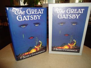 Scott Fitzgerald The Great Gatsby 1925 1st.  Edition Library Fel In Dj/slipcase