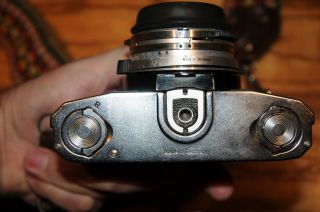 Zeiss Ikon Contaflex S - Matic Film Camera w/Carl Zeiss Tessar 50mm f/2.  8 Vintage. 7