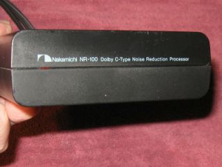 NAKAMICHI NR - 100 DOLBY C - TYPE NOISE REDUCTION PROCESSOR 1000ZXL 700ZXL 700ZXE 5