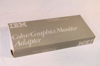 Ibm Personal Computer Cga Color Graphics Monitor Adapter In Open Box
