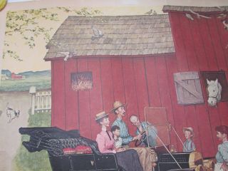 Vintage NORMAN ROCKWELL The Famous Model T was 