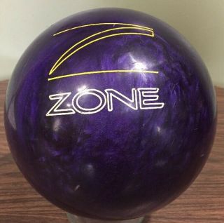 Vintage Bowling Ball Brunswick - Zone Purple Swirl 12 Lbs