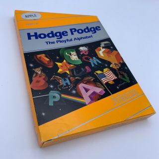 Hodge Podge Artworx Apple Ii Iie 2 Vintage Computer Kids Game Software
