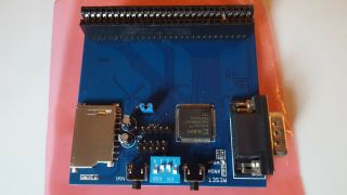 Sinclair ZX Spectrum SMART Card V1.  08 - SD reader and Joystick Adapter and reset 3