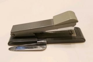 Vintage Bostitch B8 Stapler With Staple Remover,  Gray,  Made In Usa,