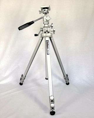 Velbon Vs - 3 Vintage Professional Aluminum Camera/video Tripod 25 " - 60 " Height