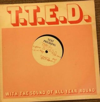 Slug - Go Vintage 1985 Vinyl Test Pressing Crazy Lp Record Signed