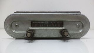 Vintage Motorola Transistor Powered Am Car Radio Auto Part 9158