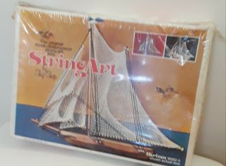 Nib Vintage 1975 String Art Three Dimensional String Art Kit By Ship Shop 9062 - 5