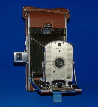 1948 Vintage 1st Polaroid Model 95 Land Camera Instant Folding Antique 4