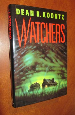 Watchers - 1987 H/c Novel With Dj - Signed By Author Dean R.  Koontz
