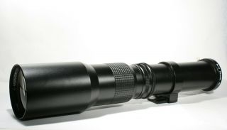 Kimunor 500mm Telephoto Camera Lens With Case Pentax K Mount Exc.