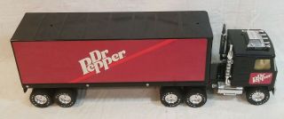 Vintage Metal Nylint Dr.  Pepper Tanker Collectible Semi Truck & Trailer