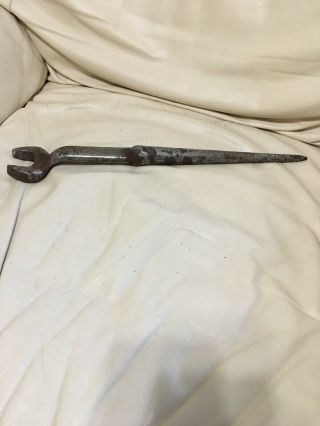 Vintage Spud Wrench 1 1/4 " Ironworker 1 1/4 " Wrench