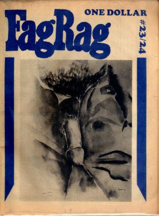 Vintage Gay Liberation Newspaper Fag Rag 21/22 February/march 1978