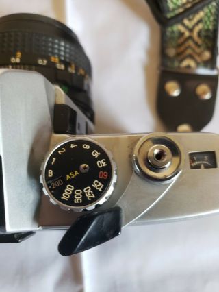 Vintage Minolta SrT Mc - II With Case And Albinar 80 - 200mm lens 5