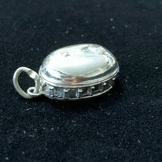 Vintage Sterling Silver Salt Lake City Mormon Tabernacle Opening Bracelet Charm
