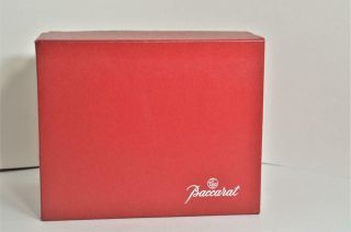 Vintage Baccarat Red Empty Gift Box With Foam (for Jar And Spoon)