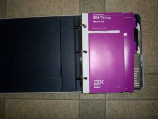 IBM Writing Assistant 1.  0 Vintage 1st edition 1984 PC XT PCjr Portable PC 5155 5