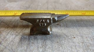 Vintage Small Brass Anvil Mini Paper Weight Jewelers Anvil Stamped S.  F.  N.  S X23