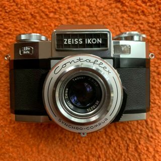 Zeiss Ikon Contaflex 35 Mm Film Camera - Synchro - Compur 2.  8 50mm