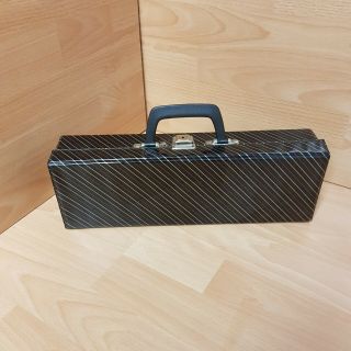 Vintage Tape Cassette Storage Carry Case With Handle 1980s