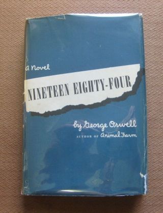 Nineteen Eighty - Four By George Orwell - 1st/bc - Hcdj 1949 - $3.  00 1984 - Flyer