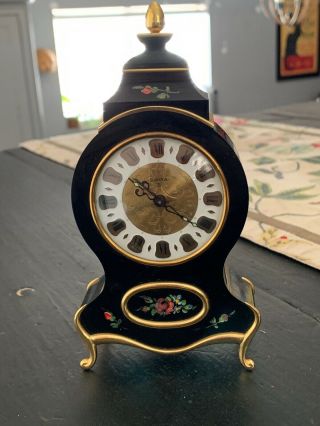 Vintage Swiza 8 Mignon 7 Jewels Alarm Travel Clock Swiss Made Collector Piece