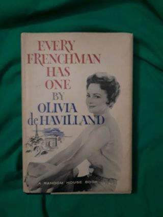 GONE WITH THE WIND OLIVIA DEHAVILLAND HAND SIGNED FIRST PRINTING BOOK 7