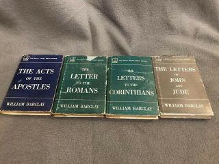 William Barclay Daily Study Bible Series Commentary 4 Vintage Books Acts Romans
