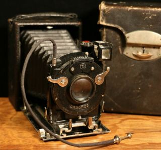 Antique Ernemann Chronos - German Folding Camera