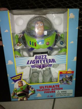 Vintage 90s Buzz Lightyear Ultimate Talking Action Figure Rarest