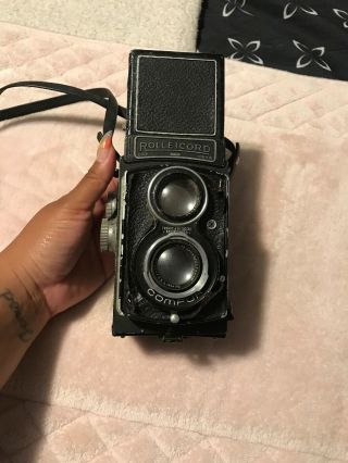 Vintage Rolleicord Camera Drp Drgm Compur Franke Heidecke Parts Non