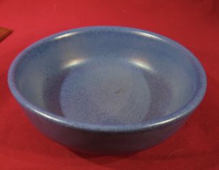 Vintage Catalina Island Art Pottery Bowl Blue 1930s